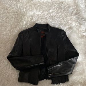 Danier Black Leather Jacket